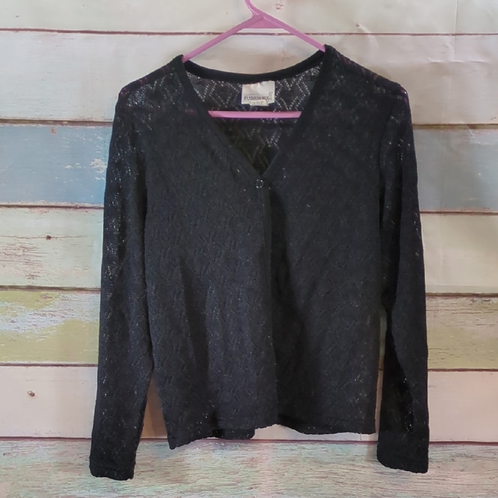 Fashion Bug Black Sweater Cardigan
